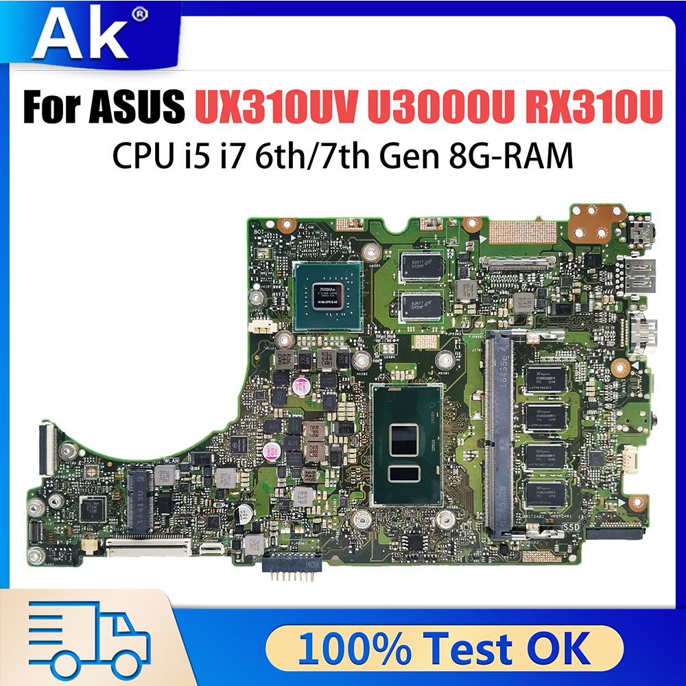 Ddr2 Ram - REV 2 0 สําหรับASUS UX310UQRแล็ปท็อปSR3LA i5-8250Uพร้อมRAMโน้ตบุ๊คเมนบอร์ด