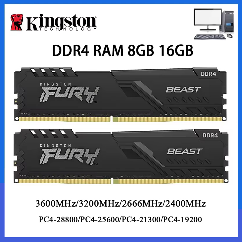 Ddr4 3200 16Gb - DDR4 คิงส์ตัน บีสท์ แรม 3200MHz 2666MHz