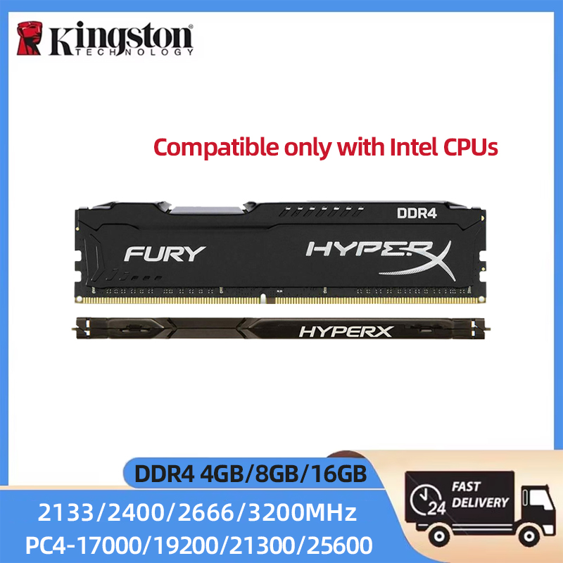 HyperX Fury แรม DDR4 ขนาด 4GB  - Ddr4 3200 16Gb บทวิจารณ์และราคา