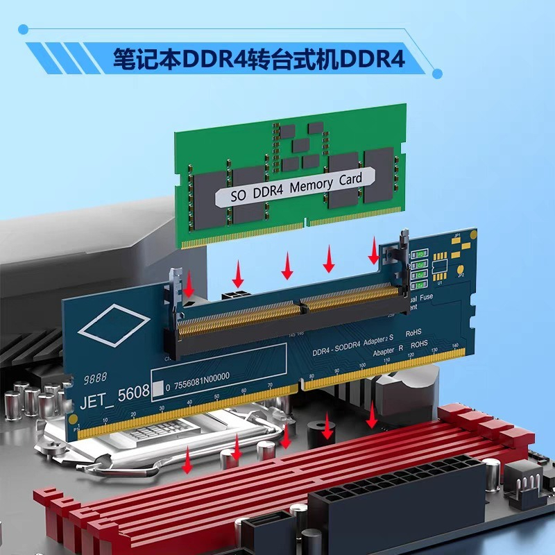 การ์ดอะแดปเตอร์ DDR3 DDR4 DDR5 - Ddr4 Laptop Ram บทวิจารณ์และราคา