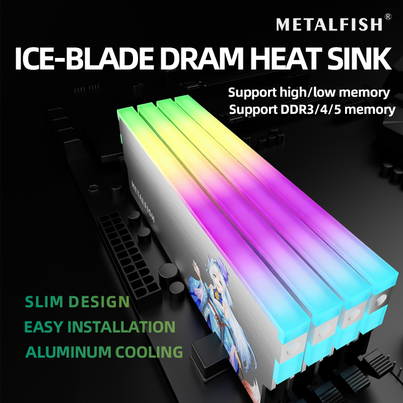 METALFISH DRAM ฮีทซิงค์ 5 V-3P - Ddr4 8Gb บทวิจารณ์และราคา